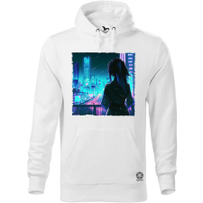 Magnolion Lány egyedül a neon erkélyen v1 férfi pulóver - 19 szín, S-5XL férfi pulóver, kardigán