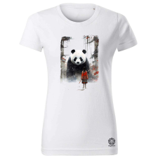 Magnolion Lány és Panda v3 női póló - 19 szín, XS-2XL női póló