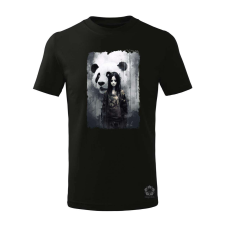 Magnolion Lány és Panda v6 gyerek póló - 11 szín, 4-12 éves gyerek póló