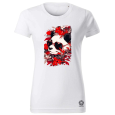Magnolion Laza napszemcsis panda v4 női póló - 19 szín, XS-2XL