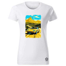 Magnolion Lotus Esprit retró utazás v2 női póló - 19 szín, XS-2XL női póló