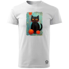 Magnolion Macsek és gombolyag v2 férfi póló - 19 szín, S-3XL férfi póló