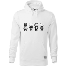 Magnolion Macskák úton v1 férfi pulóver - 19 szín, S-5XL