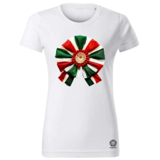 Magnolion Magyar kokárda fantázia v18 zseb női póló - 19 szín, XS-2XL női póló
