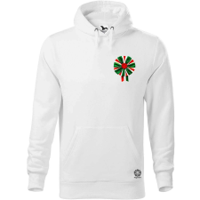 Magnolion Magyar kokárda fantázia v4 zseb férfi pulóver - 19 szín, S-5XL férfi pulóver, kardigán