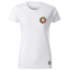 Magnolion Magyar kokárda fantázia v6 zseb női póló - 19 szín, XS-2XL női póló