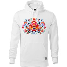 Magnolion Magyar népi motívum v19 férfi pulóver - 19 szín, S-5XL