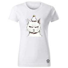 Magnolion Mérges cica és kacsája v2 női póló - 19 szín, XS-2XL női póló