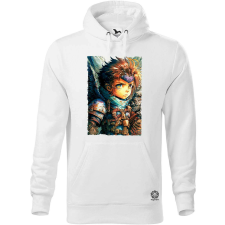Magnolion Mesevilág fiú és madár avatar férfi pulóver - 19 szín, S-5XL férfi pulóver, kardigán