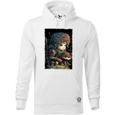 Magnolion Mesevilág fiú és süni avatar v1 férfi pulóver - 19 szín, S-5XL férfi pulóver, kardigán