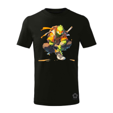 Magnolion Michelangelo anime fanart v3 gyerek póló - 11 szín, 4-12 éves gyerek póló