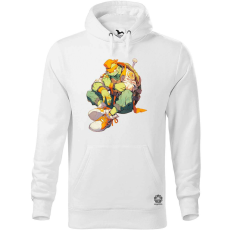 Magnolion Michelangelo anime fanart v4 férfi pulóver - 19 szín, S-5XL