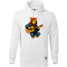 Magnolion Micimackó gitározik v2 férfi pulóver - 19 szín, S-5XL férfi pulóver, kardigán