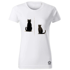 Magnolion Minimál cicák v1 női póló - 19 szín, XS-2XL női póló
