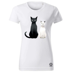 Magnolion Minimál cicák v2 női póló - 19 szín, XS-2XL