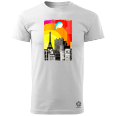 Magnolion Minimál Párizs v1 férfi póló - 19 szín, S-3XL