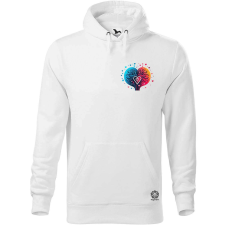 Magnolion Minimál szív zseb férfi pulóver - 19 szín, S-5XL férfi pulóver, kardigán