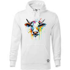 Magnolion Minimál tehén v2 férfi pulóver - 19 szín, S-5XL