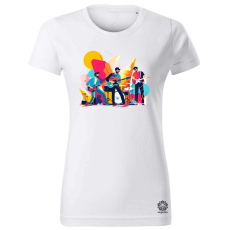 Magnolion Minimalista funky banda v1 női póló - 19 szín, XS-2XL