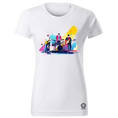 Magnolion Minimalista funky banda v3 női póló - 19 szín, XS-2XL