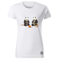 Magnolion Minimalista pandák v2 női póló - 19 szín, XS-2XL