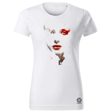 Magnolion Modern művészet női arc v1 női póló - 19 szín, XS-2XL női póló