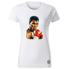 Magnolion Muhammad Ali portré v1 női póló - 19 szín, XS-2XL