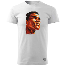 Magnolion Muhammad Ali portré v6 férfi póló - 19 szín, S-3XL