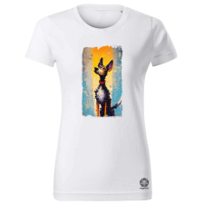 Magnolion Neoexpresszionista kutya v6 női póló - 19 szín, XS-2XL női póló