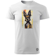 Magnolion Neoexpresszionista kutya v7 férfi póló - 19 szín, S-3XL férfi póló