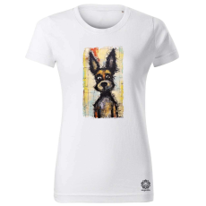Magnolion Neoexpresszionista kutya v7 női póló - 19 szín, XS-2XL