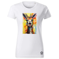 Magnolion Neoexpresszionista láma v1 női póló - 19 szín, XS-2XL