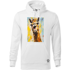 Magnolion Neoexpresszionista láma v2 férfi pulóver - 19 szín, S-5XL férfi pulóver, kardigán