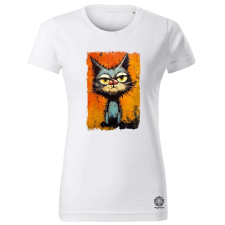 Magnolion Neoexpresszionista macska v1 női póló - 19 szín, XS-2XL női póló