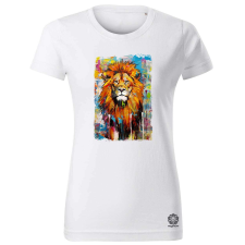 Magnolion Neoexpresszionista oroszlán v2 női póló - 19 szín, XS-2XL női póló