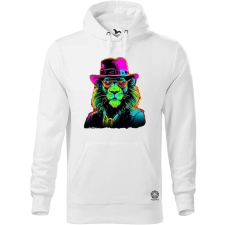 Magnolion Neon gengszter oroszlán v2 férfi pulóver - 19 szín, S-5XL férfi pulóver, kardigán