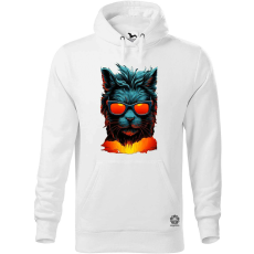 Magnolion Neon macska v1 férfi pulóver - 19 szín, S-5XL