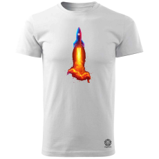 Magnolion neon rakéta kilövés v12 férfi póló - 19 szín, S-3XL