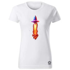 Magnolion neon rakéta kilövés v2 női póló - 19 szín, XS-2XL női póló