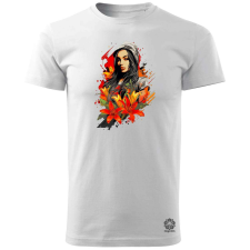 Magnolion Nő és liliomok v2 férfi póló - 19 szín, S-3XL férfi póló