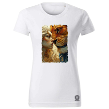 Magnolion Nő és oroszlán v2 női póló - 19 szín, XS-2XL női póló