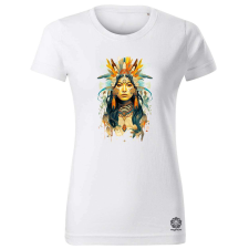 Magnolion Női indián portré v1 női póló - 19 szín, XS-2XL női póló