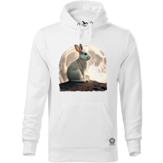 Magnolion Nyúl a hold előtt férfi pulóver - 19 szín, S-5XL