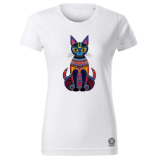 Magnolion Ókori egyiptomi macska v4 női póló - 19 szín, XS-2XL női póló