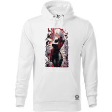Magnolion Ördögi anime lány latexben v2 férfi pulóver - 19 szín, S-5XL