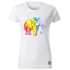 Magnolion Origami elefánt v2 női póló - 19 szín, XS-2XL