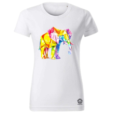 Magnolion Origami elefánt v4 női póló - 19 szín, XS-2XL