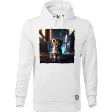 Magnolion Oroszlán kölyök az utcán v2 férfi pulóver - 19 szín, S-5XL