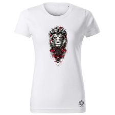 Magnolion Oroszlán tetoválás v14 női póló - 19 szín, XS-2XL női póló