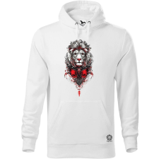 Magnolion Oroszlán tetoválás v18 férfi pulóver - 19 szín, S-5XL férfi pulóver, kardigán